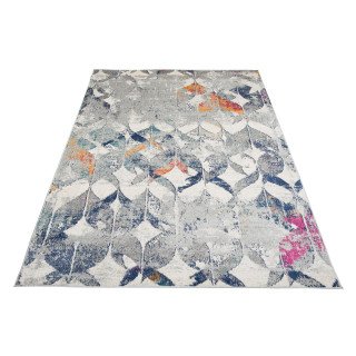 Sivo - biely vzorovaný koberec