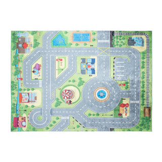 Koberec s motívom mesta pre deti