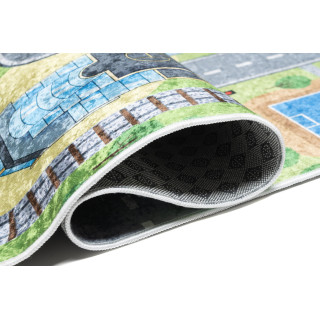 Koberec s motívom mesta pre deti