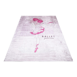 Ružový koberec ballet princess