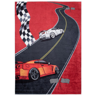 Detský koberec s motívom pretekárskej dráhy