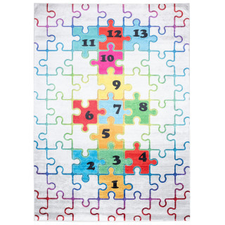 Detský koberec s farebnými číslicami