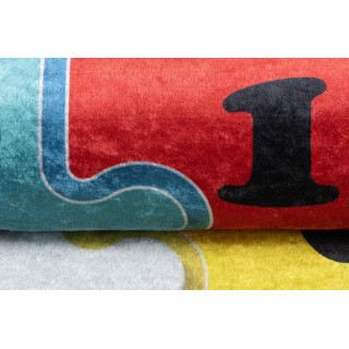 Detský koberec s farebnými číslicami