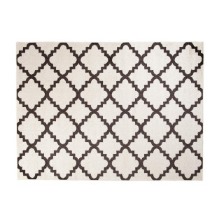 Krémový vzorovaný koberec