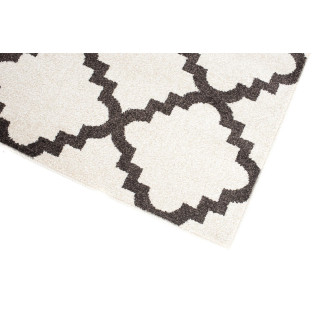 Krémový vzorovaný koberec