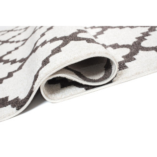 Krémový vzorovaný koberec