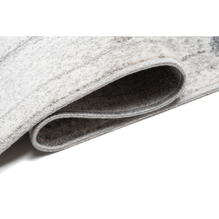 Sivý moderný koberec so vzorom