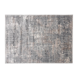 Sivý moderný koberec s jemným vzorom