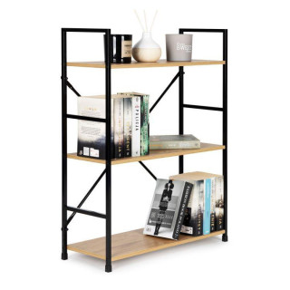 Drevený regál s 3 policami v loft štýle