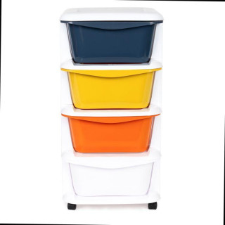 Organizér na kolieskach so 4 zásuvkami