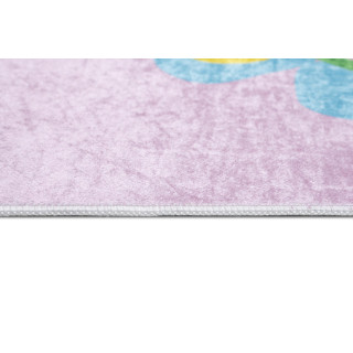 Dievčenský ružový koberec s vílou