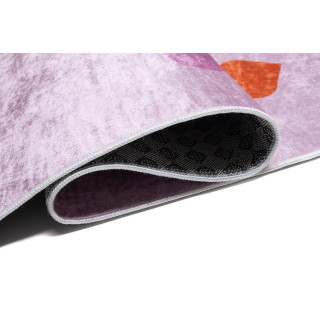 Dievčenský ružový koberec s vílou