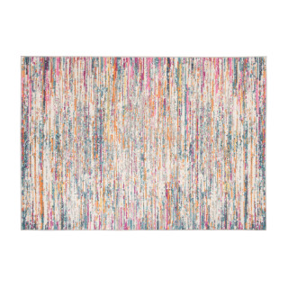 Farebný moderný koberec so vzorom