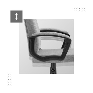 Sivé kancelárske kreslo Mark Adler BOSS 2.5 GREY