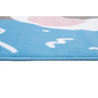 Modrý koberec s pandou