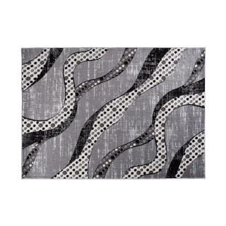 Moderný sivý koberec