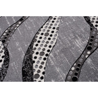 Moderný sivý koberec