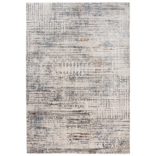 Vzorovaný koberec v krémovej farbe