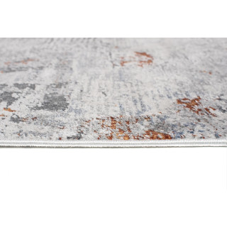 Moderný vzorovaný koberec v krémovej farbe