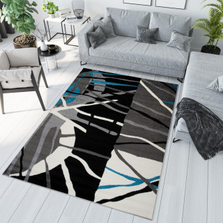 Moderný koberec s abstraktným vzorom