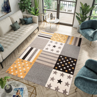 Detský koberec s hviezdičkami