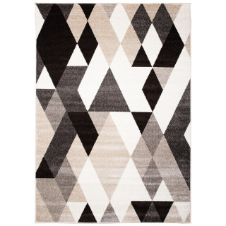 Vzorovaný béžový koberec