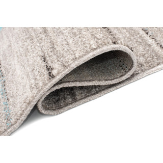 Koberec s bielo - modrým vzorom