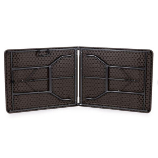 Rozkladací cateringový stôl 180 cm - hnedý