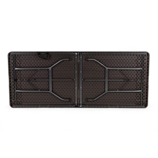 Rozkladací cateringový stôl 180 cm - hnedý