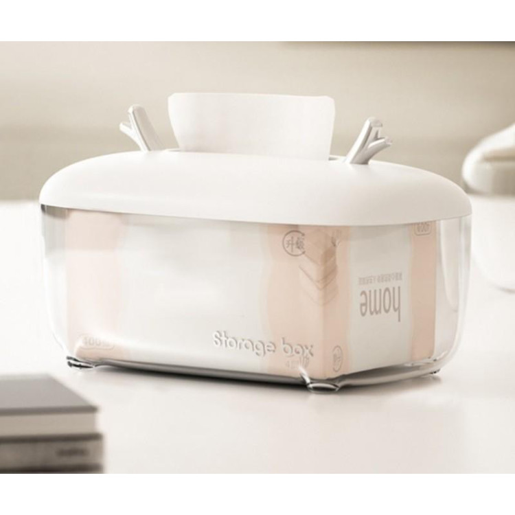 Biely organizér/nádoba na vreckovky