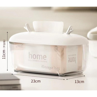 Biely organizér/nádoba na vreckovky