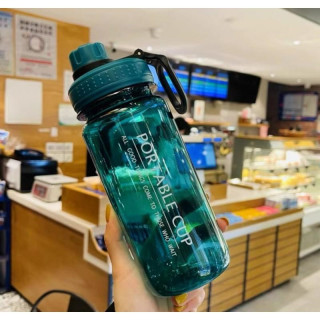 Fitness fľaša na vodu - 600 ml v zelenej farbe