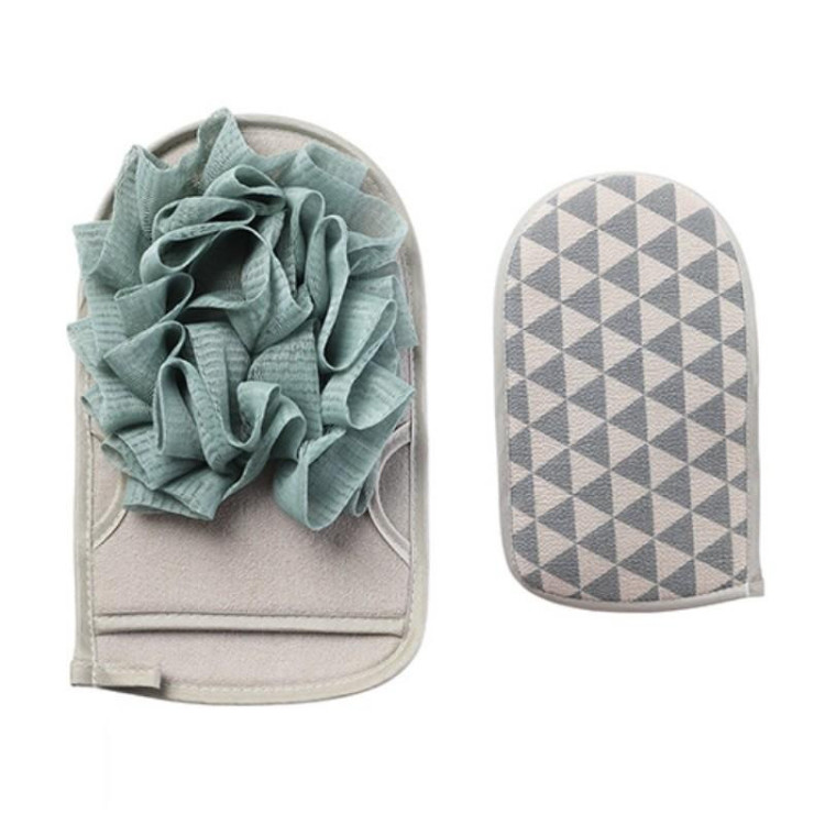 Zelená obojstranná špongiová kefa