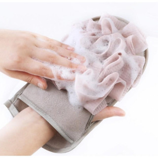 Zelená obojstranná špongiová kefa