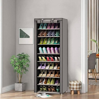 Textilná šatníková skriňa na obuv