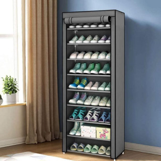 Textilná šatníková skriňa na obuv