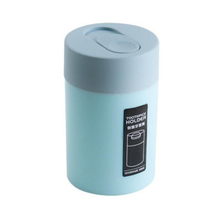 Uzamykateľná modrá nádoba na špáradlá