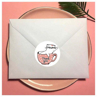 Nalepovacie etikety THANK YOU - 500 ks