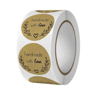 Nalepovacie etikety HANDMADE - 500 ks