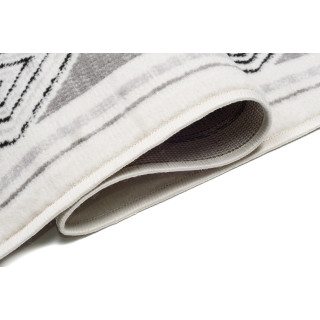 Krem siva preproga z vzorcem