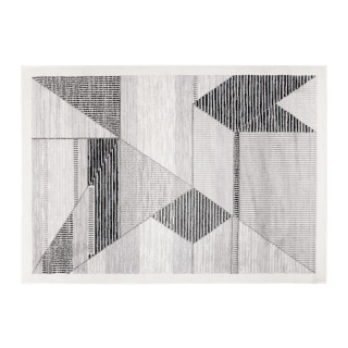 Moderna preproga v krem sivi barvi