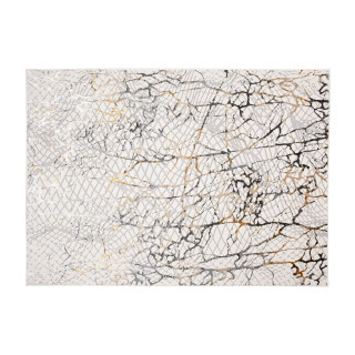 Vzorčasta preproga v krem barvi