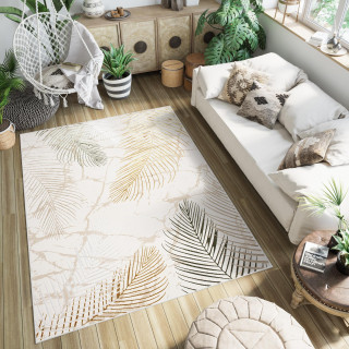 Moderna preproga z motivom listov