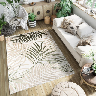Moderna preproga z motivom listov