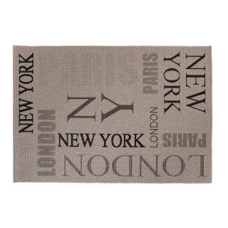 Bež preproga v modernem slogu