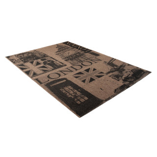 Rjava moderna preproga - London