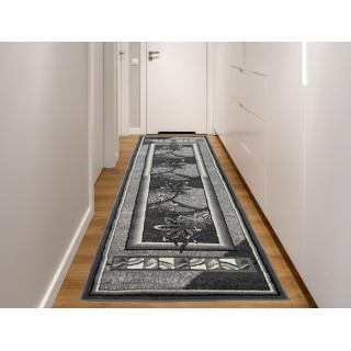 Moderna siva vzorčasta preproga