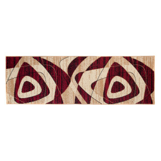 Krem-bordo preproga z vzorcem