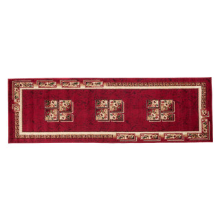 Moderna rdeča preproga z vzorcem