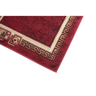 Moderna rdeča preproga z vzorcem